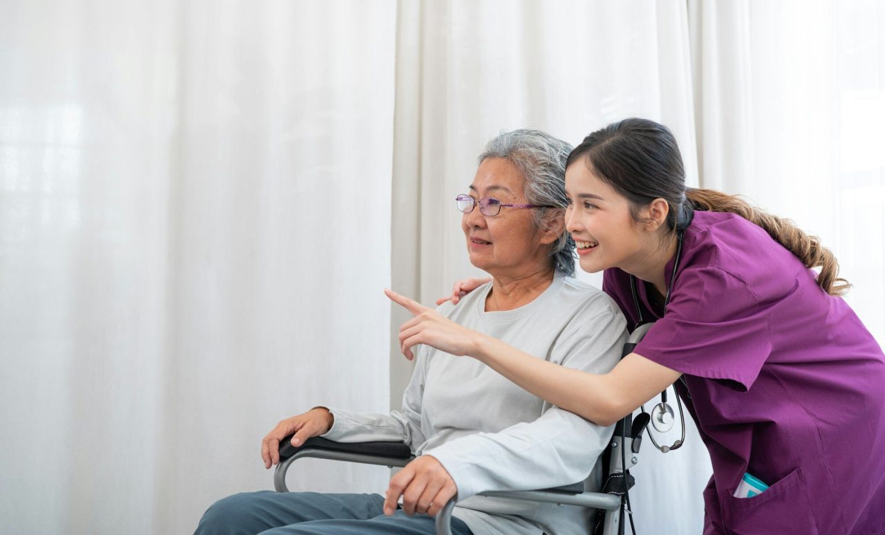 A registered nurse providing in-home clinical care to an NDIS participant